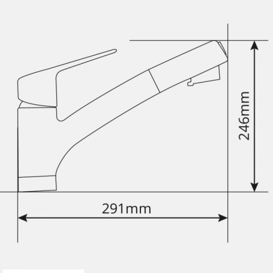 Vòi rửa bát Nhật Bản MF81C