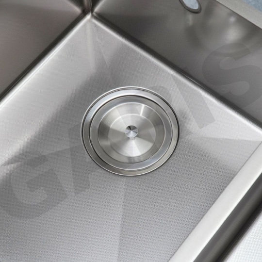 Chậu rửa 2 hố cân âm bàn đá GS21.81D